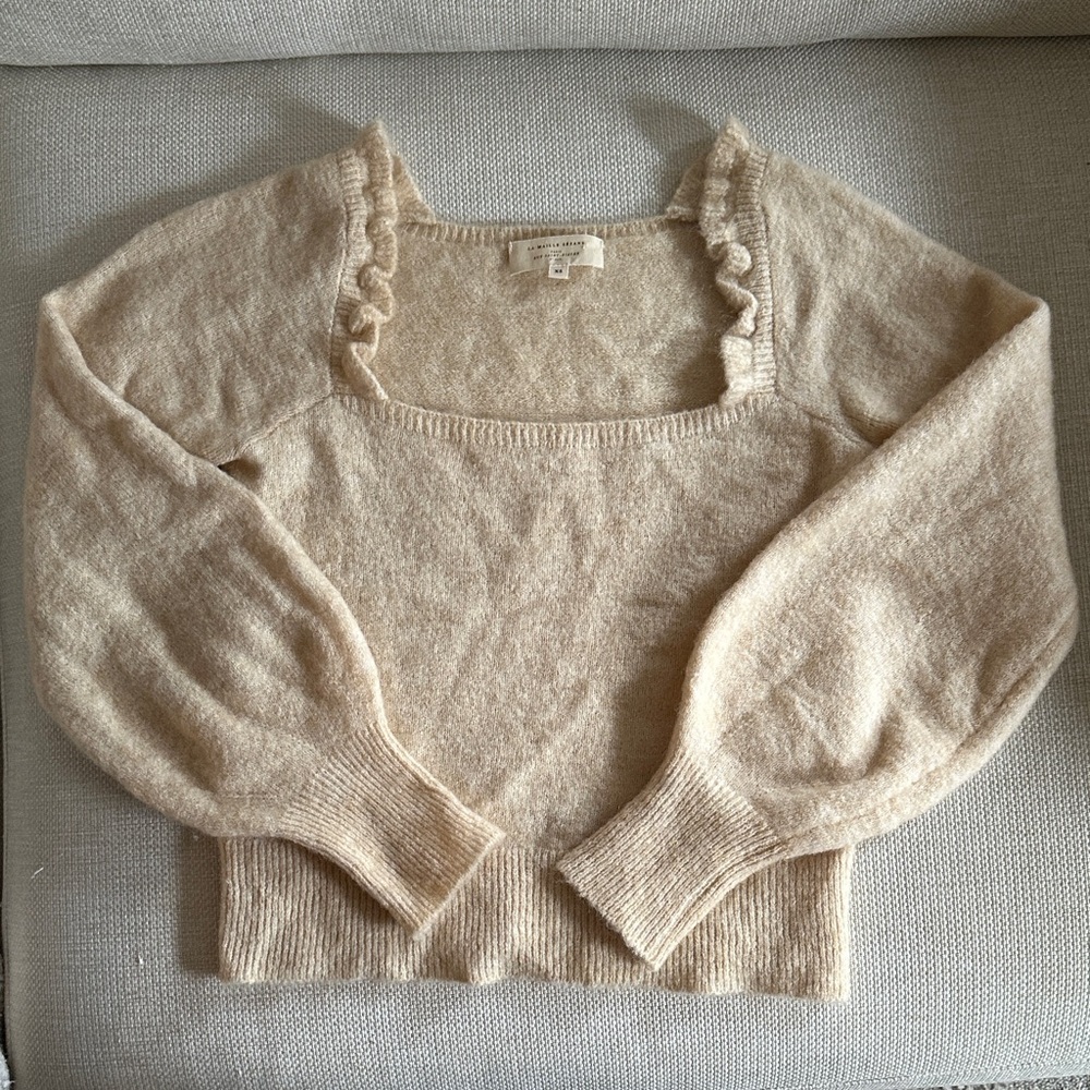 Sezane Mila Square Neck Sweater - Picture 2 of 5